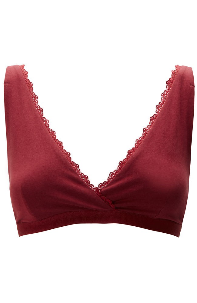 Lace bra burgundy from Sophie Stone