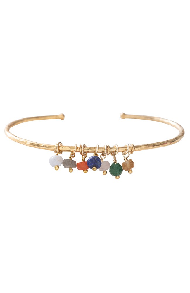 Posy armband Gemstone Mix Gold from Sophie Stone