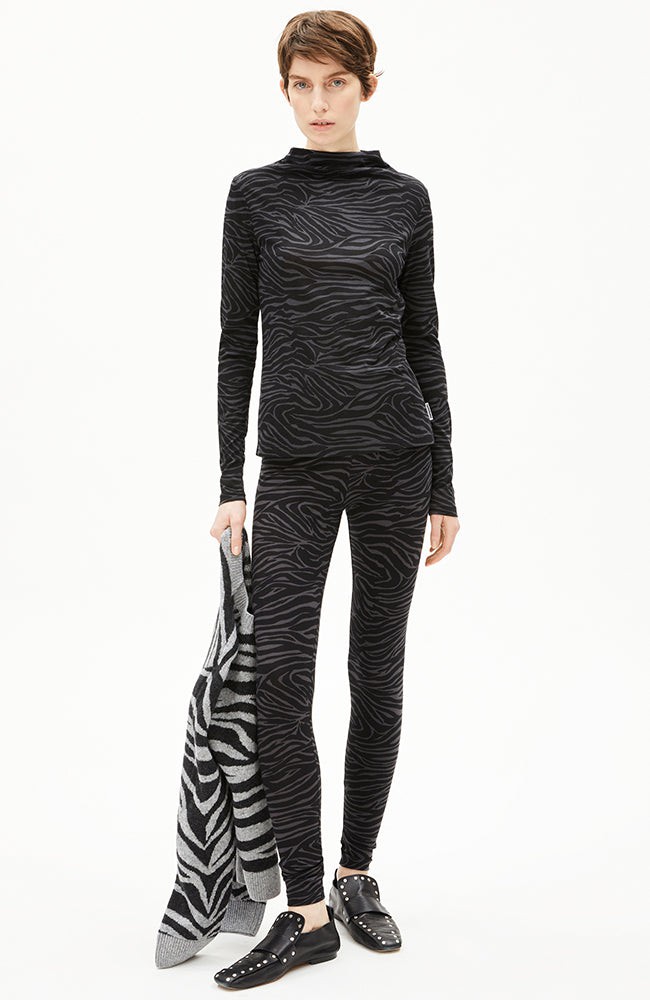 Faribaa zebraraa legging zwart from Sophie Stone