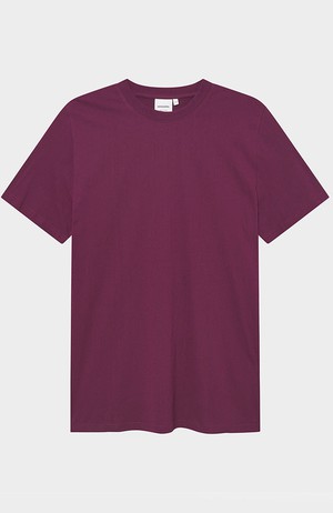 Stockholm base t-shirt fig red from Sophie Stone