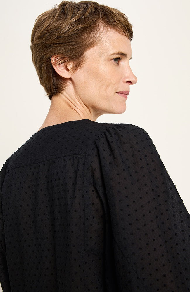 Blouse structuur zwart from Sophie Stone