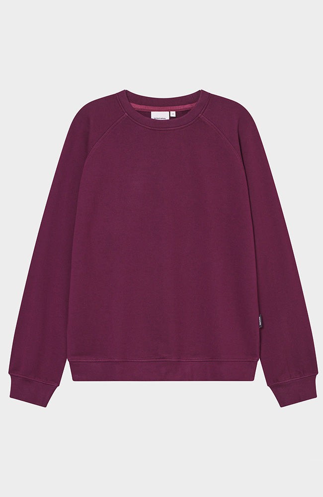Ystad base sweater fig red from Sophie Stone