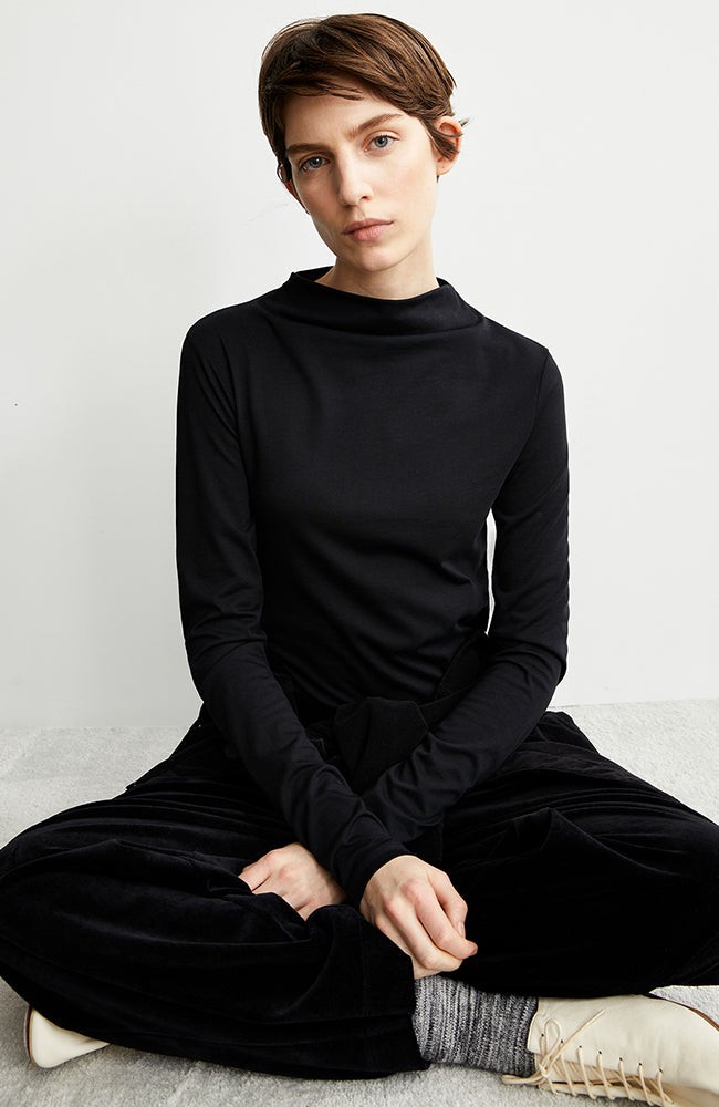 Calunaa longsleeve zwart from Sophie Stone
