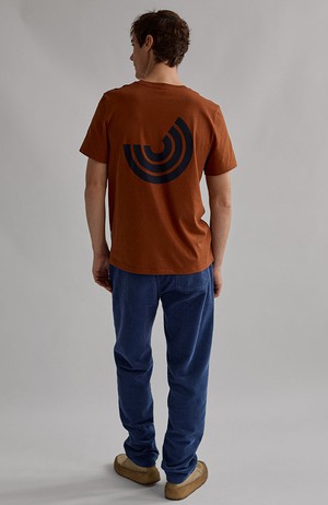 Cookstown t-shirt umber orange from Sophie Stone
