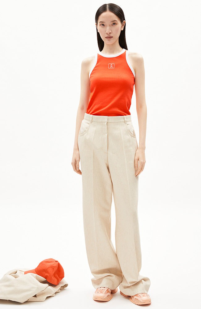 Kanitaa contrast top poppy from Sophie Stone
