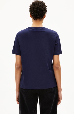 Lualaa t-shirt tinted navy from Sophie Stone