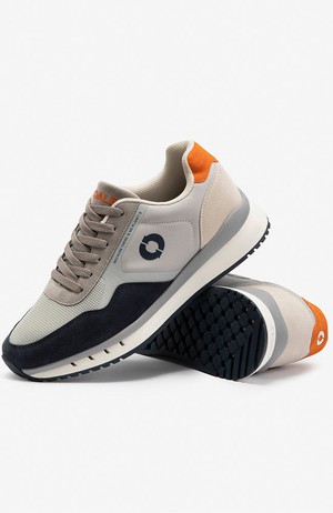 Cervino sneaker light grey orange from Sophie Stone