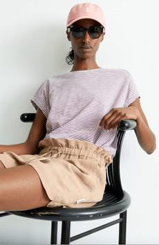 Oneliaa stripes t-shirt sunset sky via Sophie Stone
