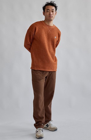 Dundrum trui umber orange from Sophie Stone