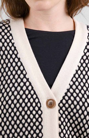 Kanan vest bubble knit from Sophie Stone