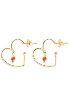 Cheery oorbellen carnelian via Sophie Stone