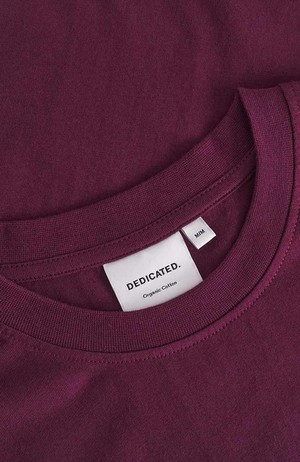 Stockholm base t-shirt fig red from Sophie Stone