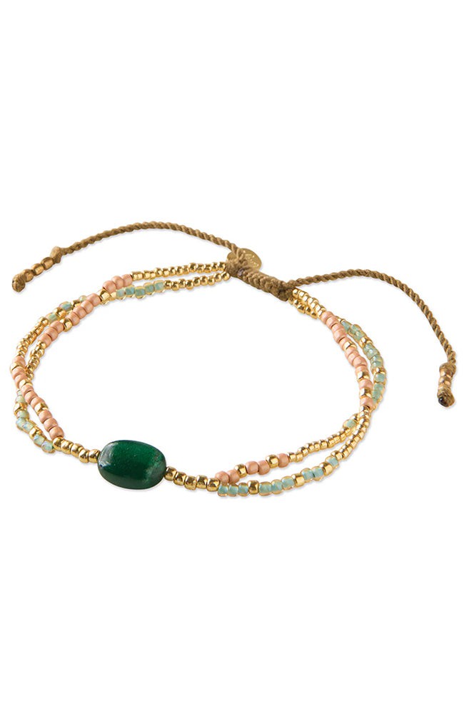 Shining Aventurine armband from Sophie Stone