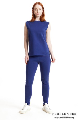 Yoga V-back vest blauw from Sophie Stone