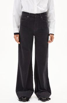 Murliaa corduroy broek dark steel via Sophie Stone