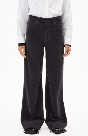 Murliaa corduroy broek dark steel from Sophie Stone