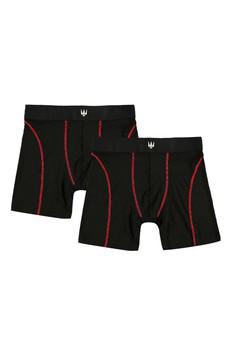 2-pack boxers red stitched via Sophie Stone