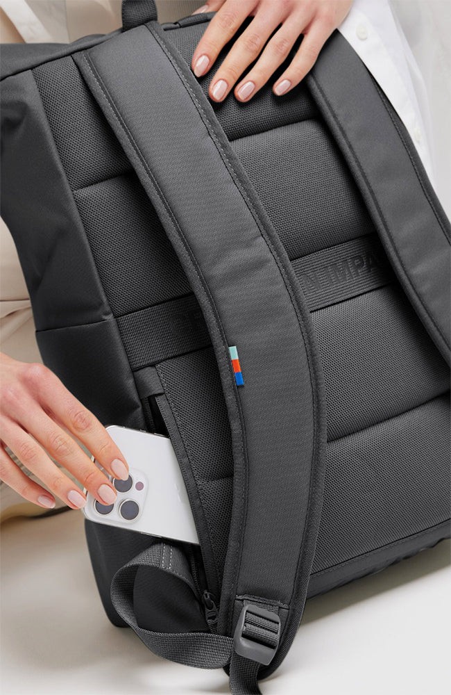 Rolltop easy rugzak grijs from Sophie Stone