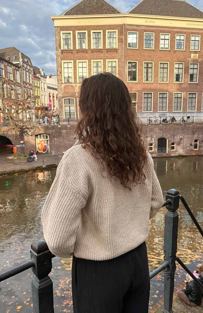 Silvia trui fog from Sophie Stone