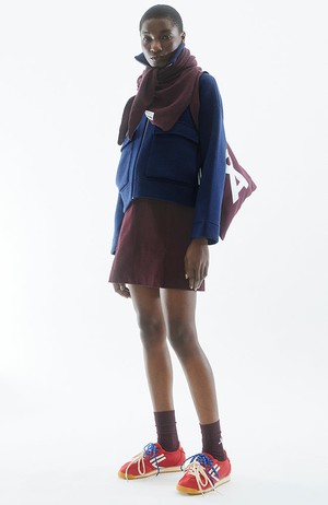 Zalaiaa rokje dark cranberry from Sophie Stone