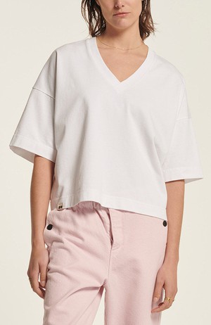 Pettirosso t-shirt wit from Sophie Stone