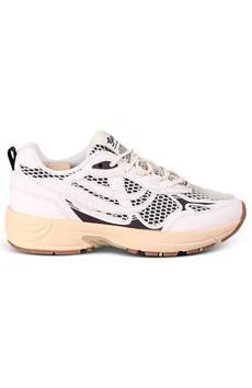 G-Eco`99 2-Tone Mesh sneaker white brown via Sophie Stone