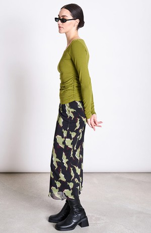 Casma top woody olive from Sophie Stone
