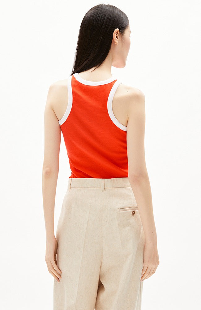 Kanitaa contrast top poppy from Sophie Stone