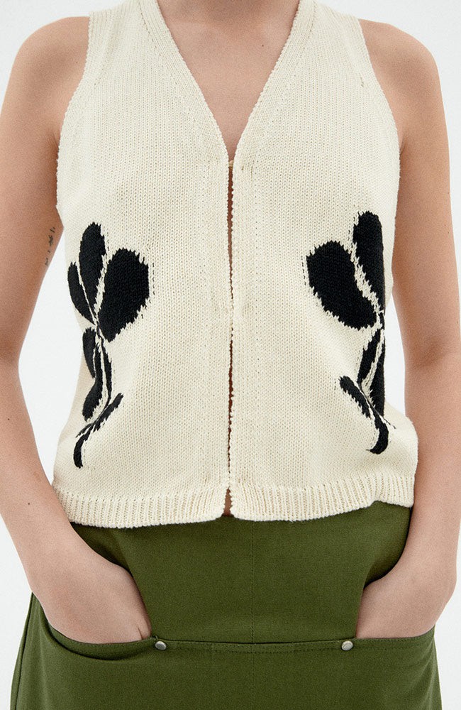 Marigold Robbie vest beige from Sophie Stone