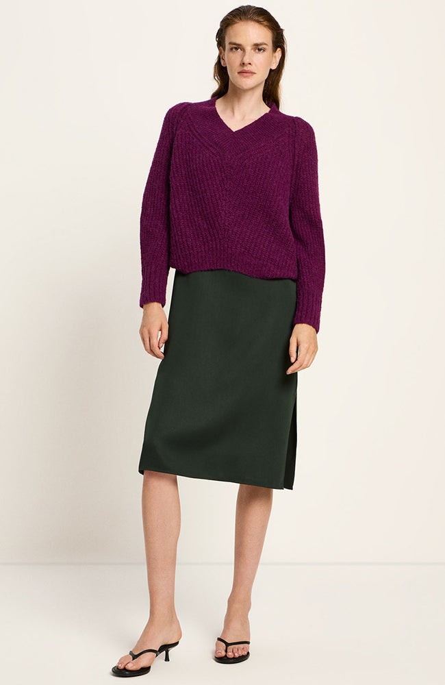 Gebreide trui bordeaux from Sophie Stone