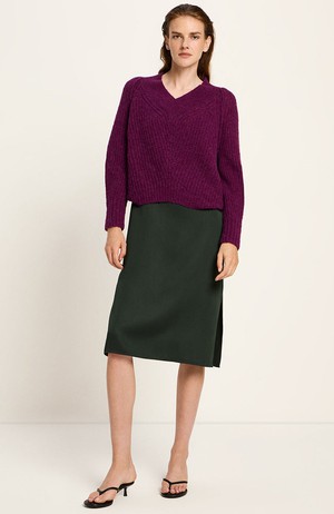Gebreide trui bordeaux from Sophie Stone