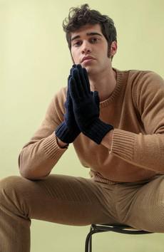 Pier Paolo handschoenen zwart via Sophie Stone
