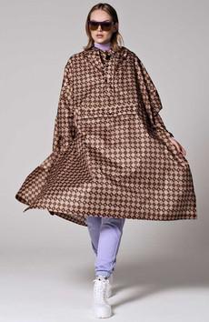 Damier Poncho via Sophie Stone