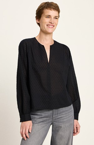 Blouse structuur zwart from Sophie Stone