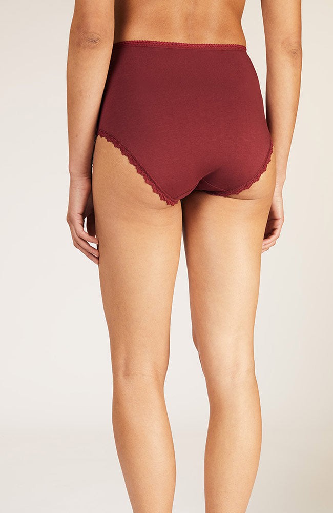 High waist burgundy from Sophie Stone