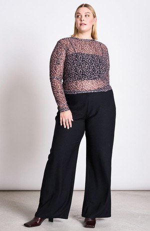 Dora mesh long sleeve leo from Sophie Stone
