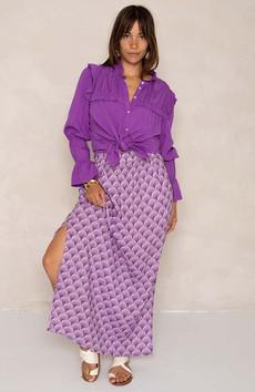 Maxi skirt gurdeep purple via Sophie Stone