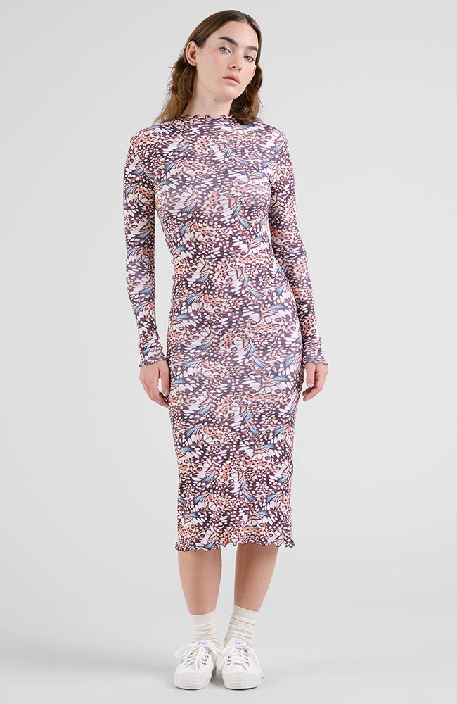 Rib jurk lofta butterfly wings from Sophie Stone
