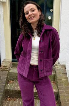 Ota cord jasje mauve wine via Sophie Stone