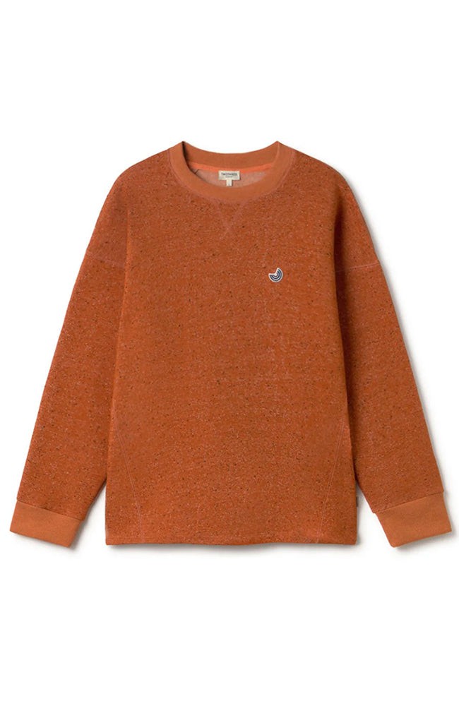 Dundrum trui umber orange from Sophie Stone