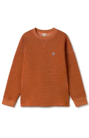 Dundrum trui umber orange from Sophie Stone