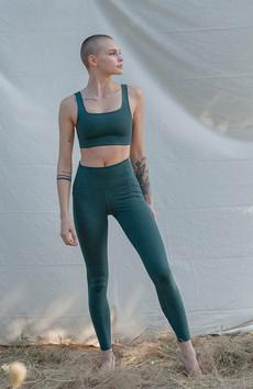 Compressive high-rise legging moss via Sophie Stone