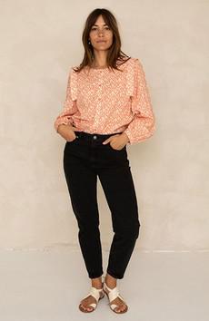 Renu blouse ikat peach via Sophie Stone