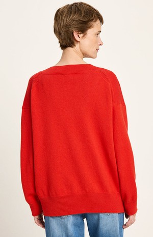 Gebreide trui rood from Sophie Stone