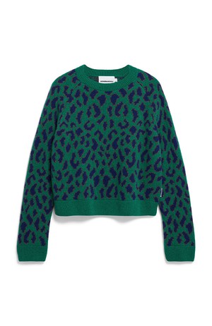 Diliriaa trui leopaa green from Sophie Stone