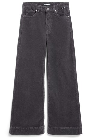 Murliaa corduroy broek dark steel from Sophie Stone