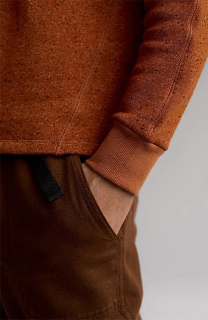 Dundrum trui umber orange from Sophie Stone