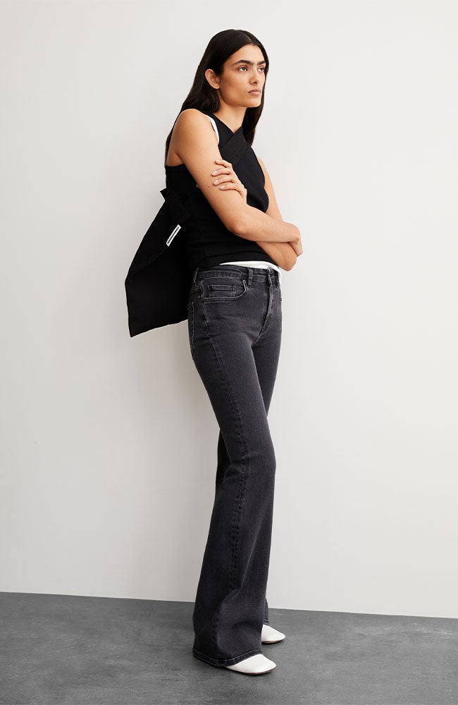 Anamaa flared jeans black washed from Sophie Stone