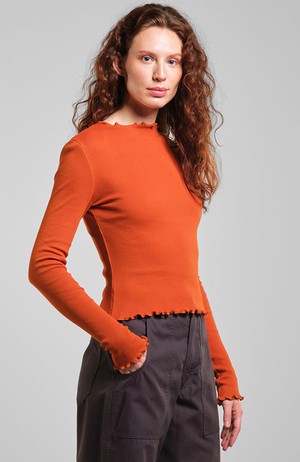 Ryd rib top cinnamon from Sophie Stone Ryd rib top cinnamon from Sophie Stone