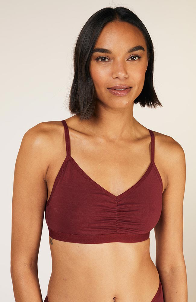 Soft Bra Burgundy from Sophie Stone